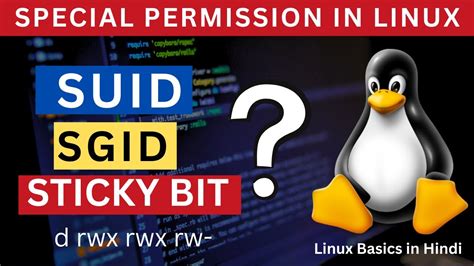 Special Permissions in Linux: SUID, SGID, & Sticky .